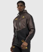 UFC Fusion by Venum Fight Week Men’s Zip Jacke - Earthen Brown