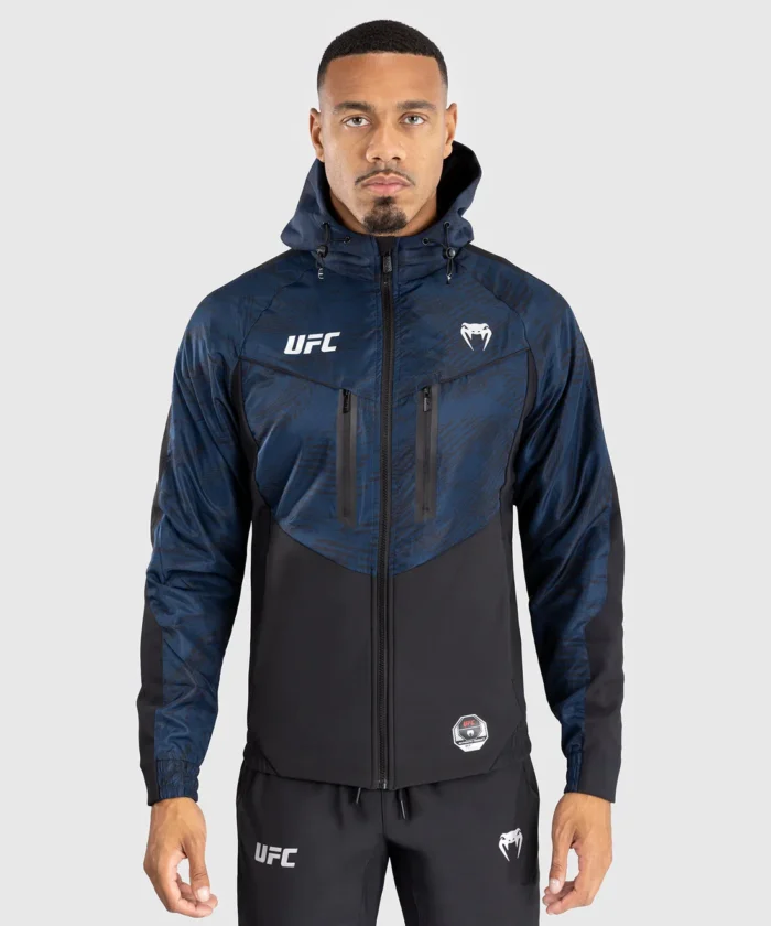 UFC Fusion by Venum Fight Week Men’s Zip Jacke - Oceanic Blue