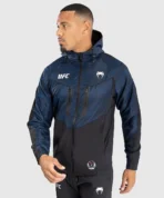 UFC Fusion by Venum Fight Week Men’s Zip Jacke - Oceanic Blue