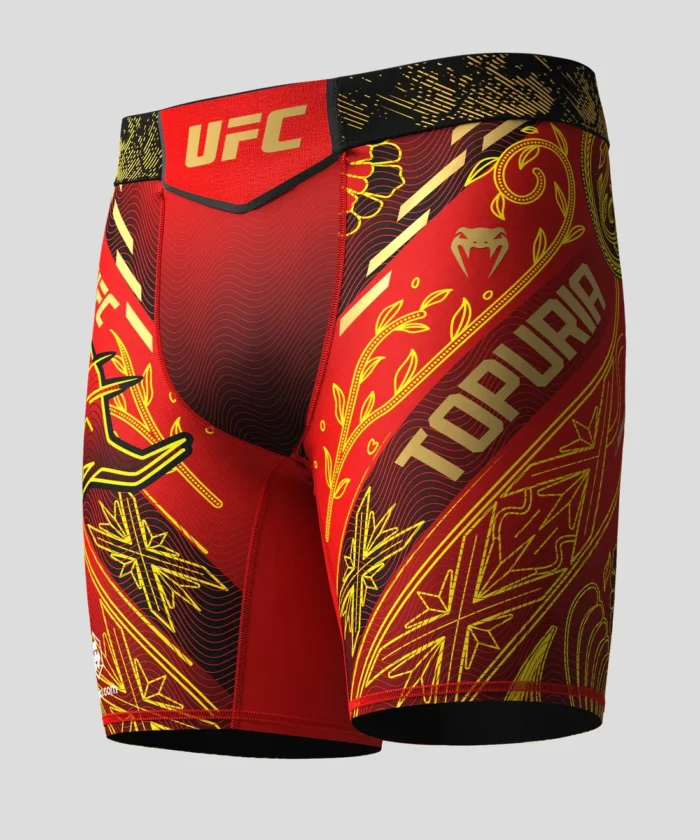 UFC Unrivaled by VENUM Ilia Topuria Men’s Vale Tudo Short – Red (4)