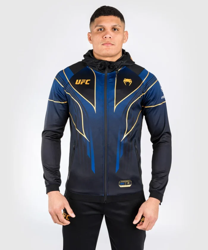 UFC Venum Personalized Authentic Fight Night 2.0 Kit by Venum Men's Walkout Jacke - Midnight Edition