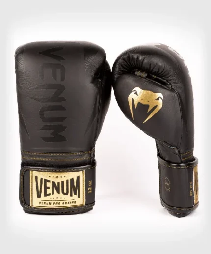 Venum Hammer Pro Boxhandschuhe Velcro - BlackBlack-Gold