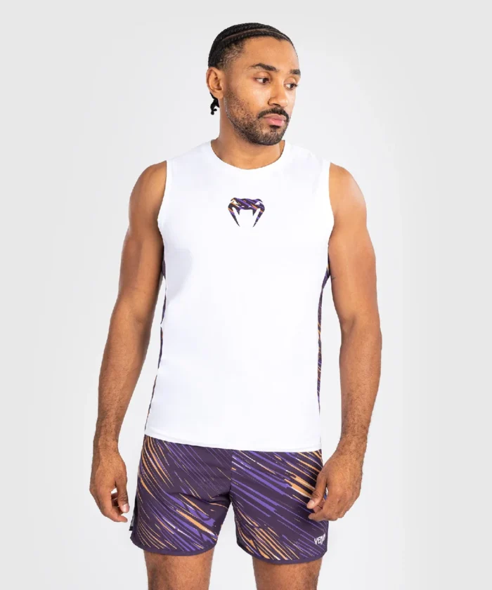 Venum Rapid Men’s Tank Top - WhiteDeep Purple